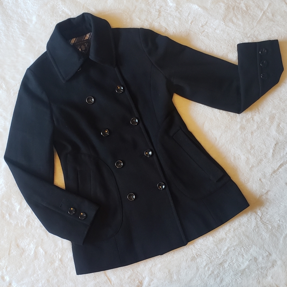 🧥Tommy Hilfiger- Wool Pea Coat - Picture 7 of 16